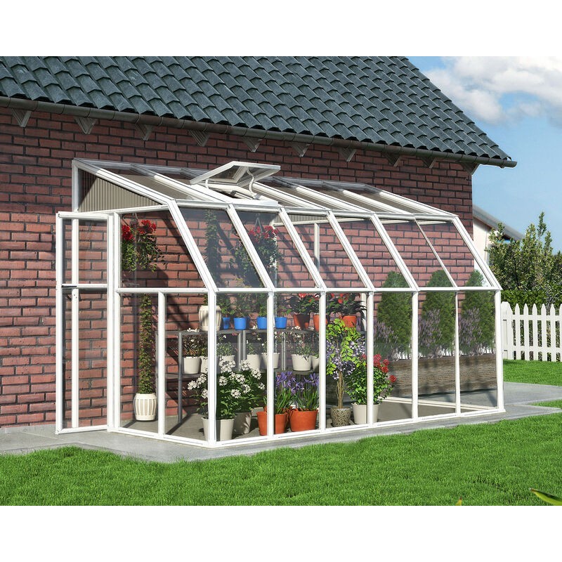 Canopia Sun Room Veranda in Polycarbonate 2X3.8 m White Canopia Sun Room Veranda in Polycarbonate 2X3.8 m White
