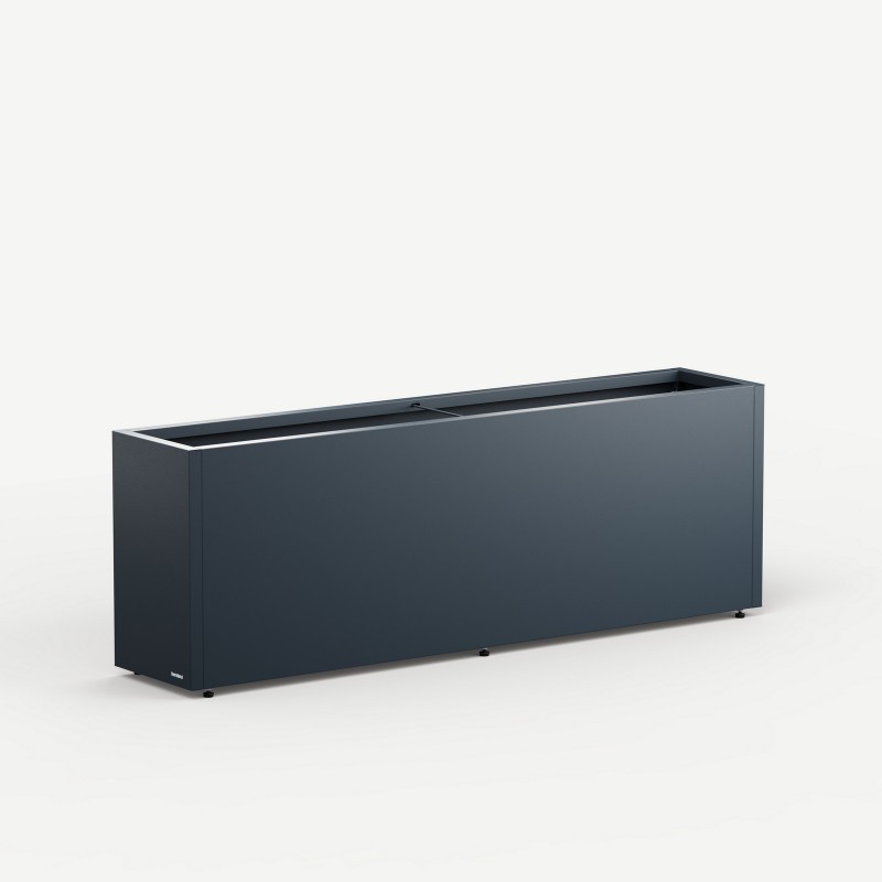 Herstera PLANTER 30 planter in Anthracite metal 150x30x50 cm Herstera PLANTER 30 planter in Anthracite metal 150x30x50 cm