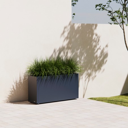 Herstera Planter 30 in Metal Anthracite 100x30x50 cm