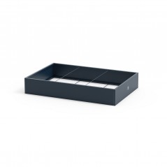 Fioriera Bassa Herstera PLANTER EDGE in Metallo colore Antracite 150x100x25 cm