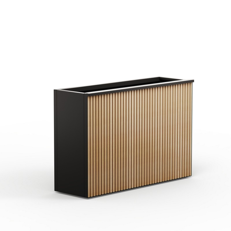 Supporto Magnetico Herstera per Luci colore Antracite per Fioriere DECO 120x7x3 cm