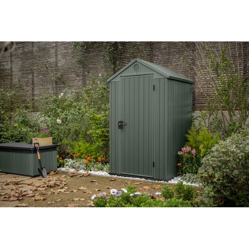 Keter Resin Garden Shed DARWIN 4x4 Green Keter Resin Garden Shed DARWIN 4x4 Green