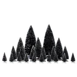 Assorted Pine Trees Set of 21 Cod. 34968