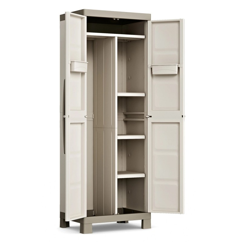 Keter Excellence Outdoor Broom Cabinet - ISTA 6 - 65X45X182H Keter Excellence Outdoor Broom Cabinet - ISTA 6 - 65X45X182H