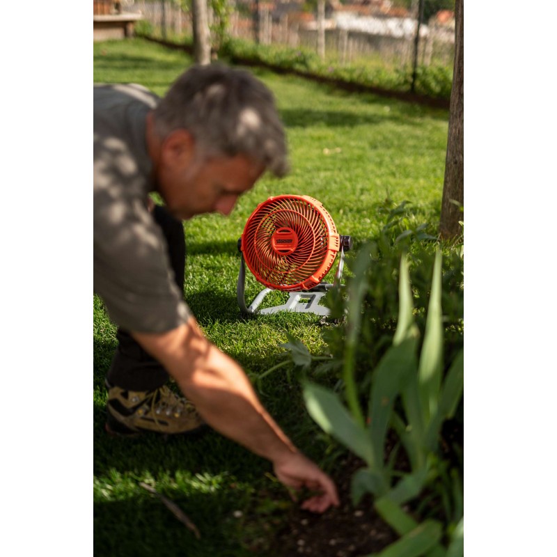 21 V battery-powered fan Stocker
