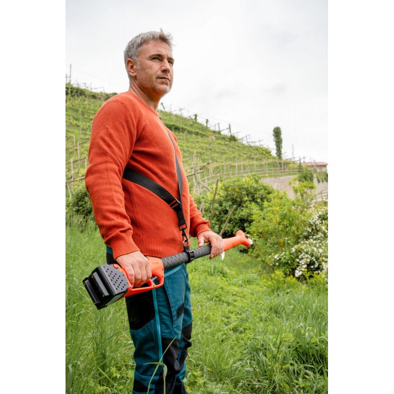 Shoulder strap for tools on pole for Art. Stocker 580, 581, 584, 585, 610, 611, 612, 613, 614, 615, 622, 623, 629