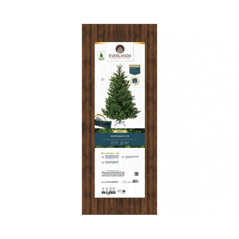 Nordmann Christmas tree h180Ø130cm PE+PVC Nordmann Christmas tree h180Ø130cm PE+PVC