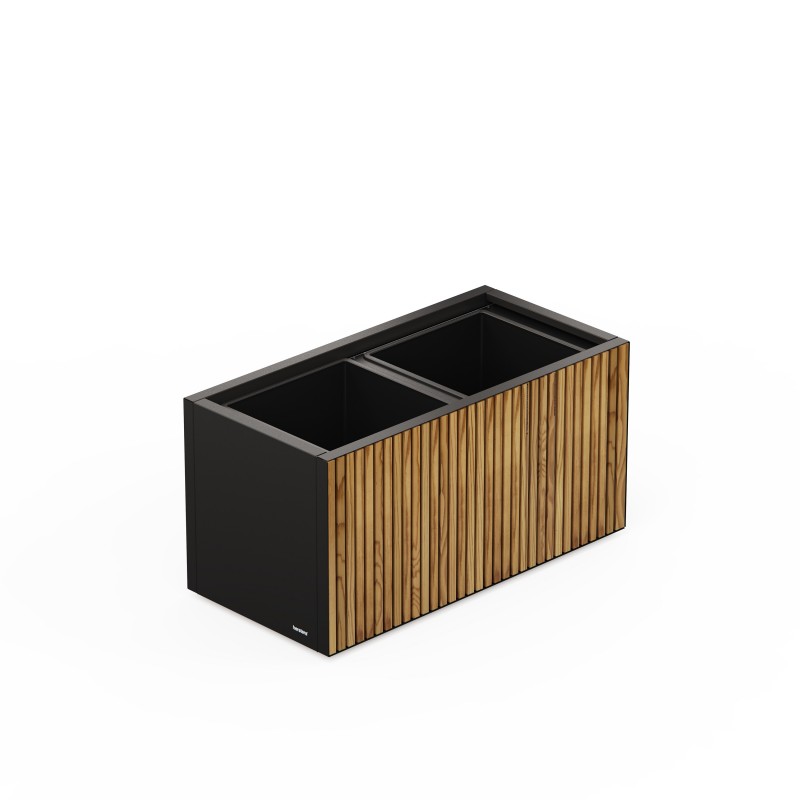 Sistema di Irrigazione Automatica per Fioriera in Metallo DECO Planter 100x50x50 cm