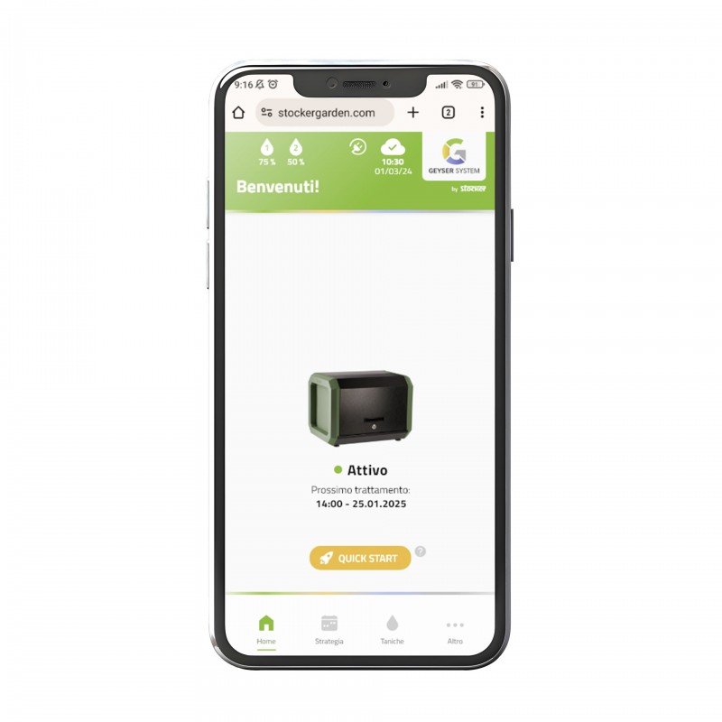 Antizanzare Stocker Geyser PRO Automatico Profesionale fino a 3600 mq