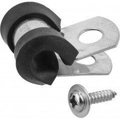 loose P-shaped pipe clamp Ø Stocker 6 mm for Geysers - Single piece