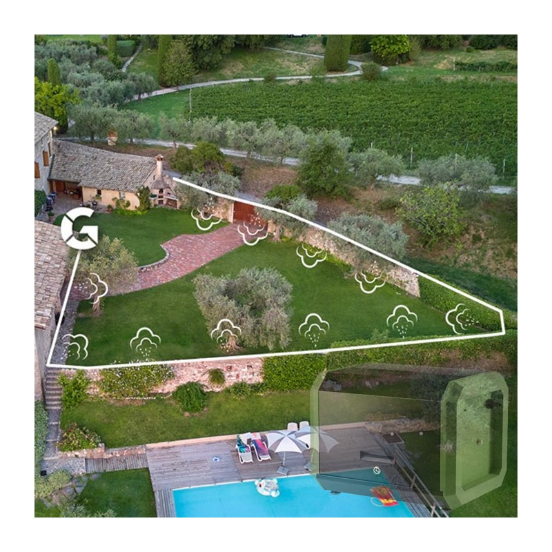 Stocker KIT per Geyser Pro per Giardino da 100 a 150 m