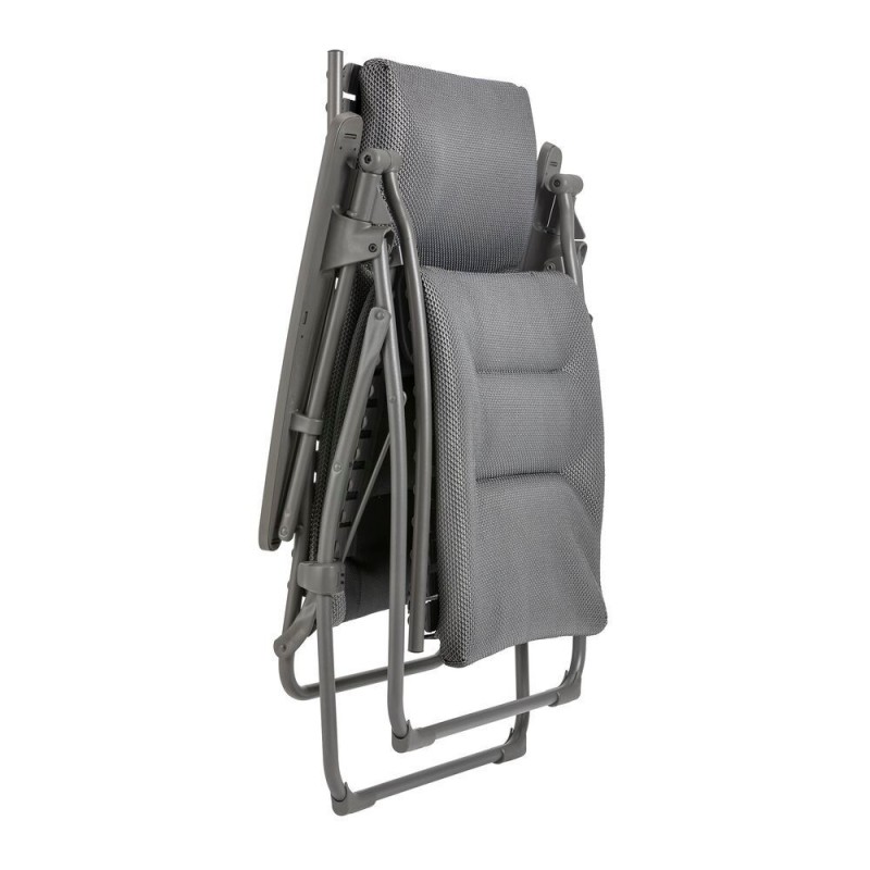 Reclining Armchair Set Padded Deckchair RELAX ALL IN 1 LaFuma LFM5361 Ash Grey/Titane Reclining Armchair Set Padded Deckchair RELAX ALL IN 1 LaFuma LFM5361 Ash Grey/Titane