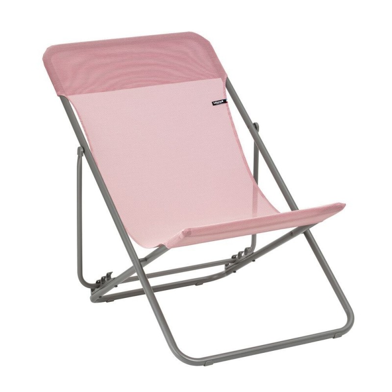 MAXI TRANSAT Deckchair LaFuma LFM2502 Cerisier/Titane MAXI TRANSAT Deckchair LaFuma LFM2502 Cerisier/Titane