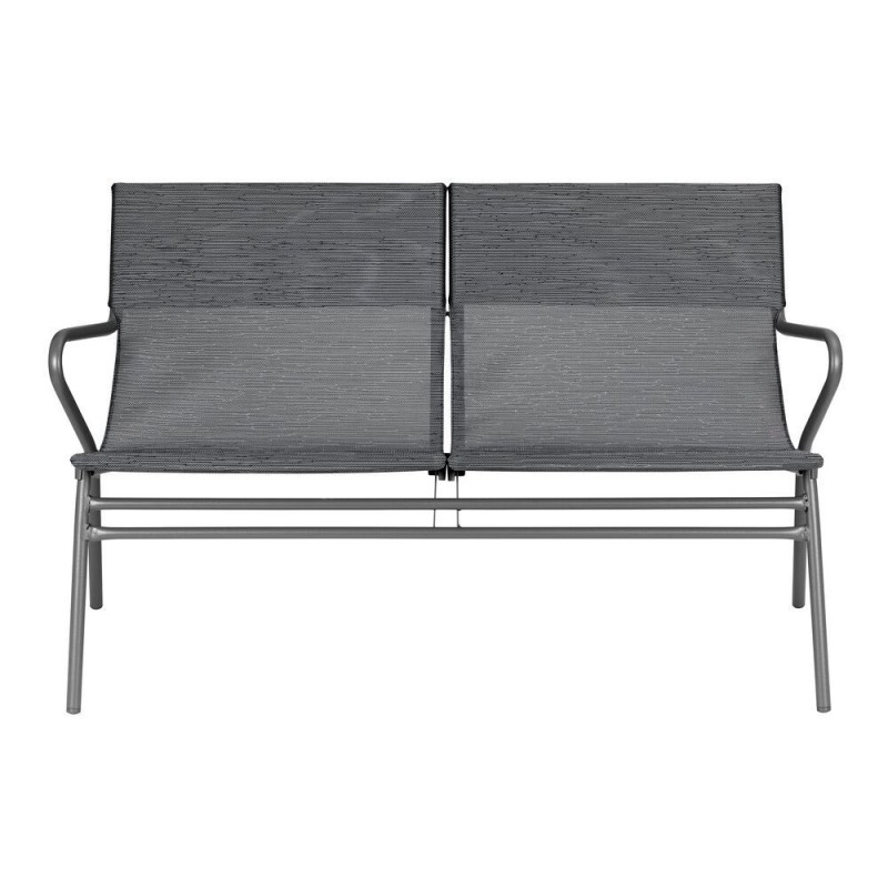Low padded bench VENCE LaFuma LFM5287 Obsidian/Titane Low padded bench VENCE LaFuma LFM5287 Obsidian/Titane
