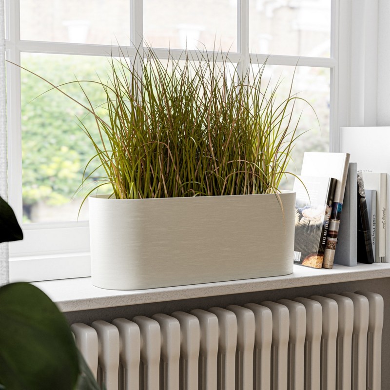 Paros Eco Green Rectangular Planter
