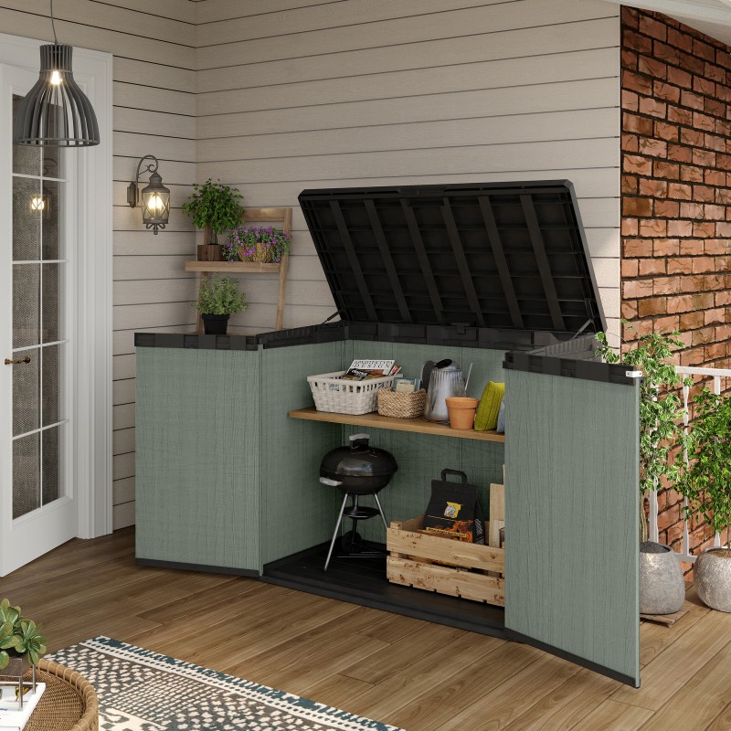 Keter Resin Tool Storage STORE IT OUT DARWIN Green