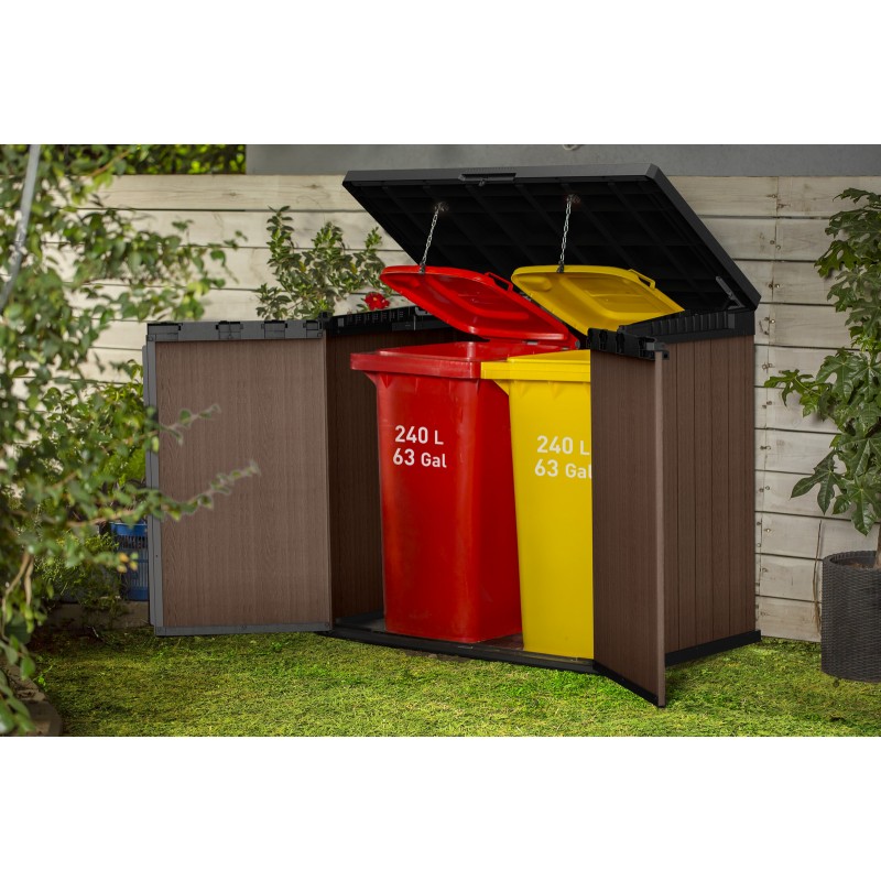 Keter Resin Tool Storage STORE IT OUT DARWIN Brown
