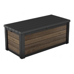 Keter Resin Storage Box SIGNATURE DECO BOX 150 Walnut