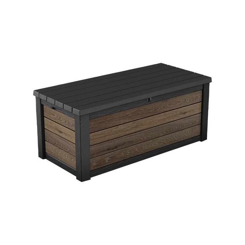 Keter Resin Storage Box SIGNATURE DECO BOX 150 Walnut Keter Resin Storage Box SIGNATURE DECO BOX 150 Walnut