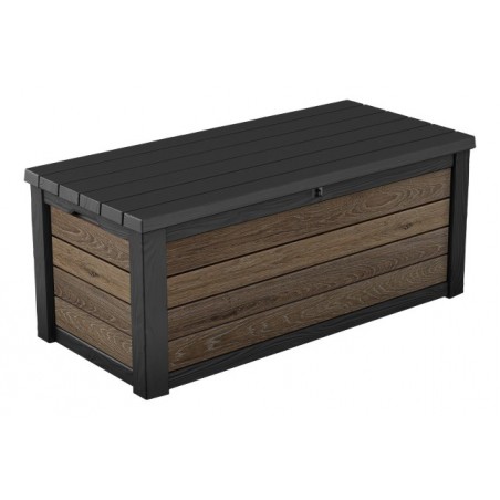 Keter Resin Storage Box SIGNATURE DECO BOX 150 Walnut