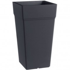 Stalk Vase with Water Reserve 65 cm Anthracite OUTLET