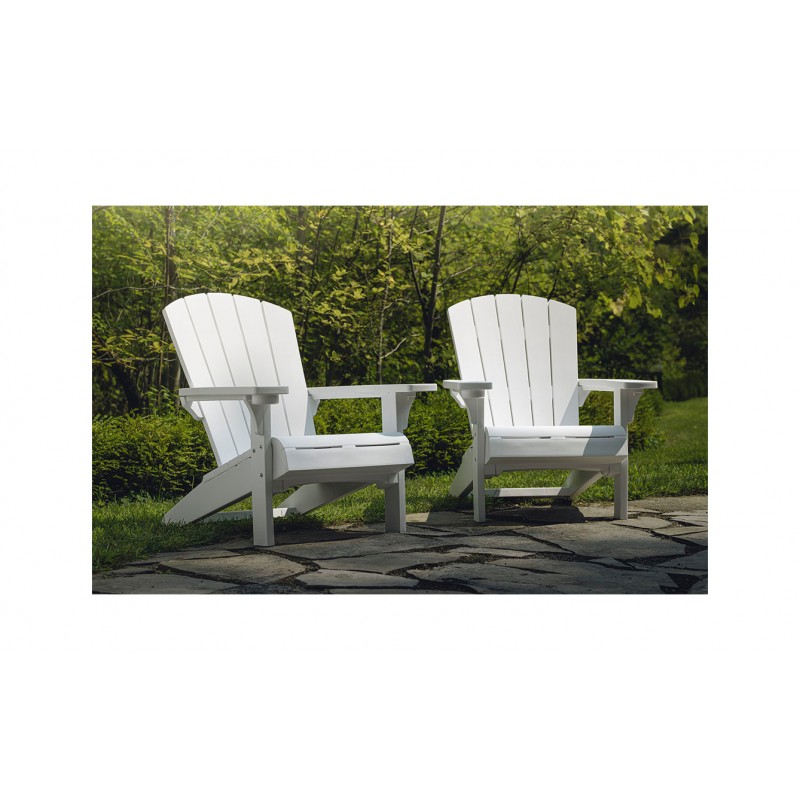 Keter ALPINE ADIRONDACK Chair White