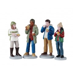 Food Truck Patrons Set Of 4 Ref. 52530