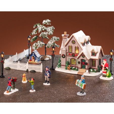 White Christmas Set with Power Supply 4.5V Ref. 56671