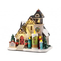 Candlelight Church with 4.5V Adapter Ref. 55310 DEFECTIVE PRODUCT