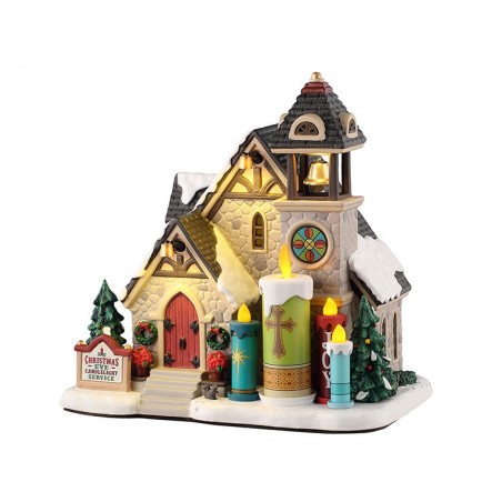 Candlelight Church with 4.5V Adapter Ref. 55310 DEFECTIVE PRODUCT