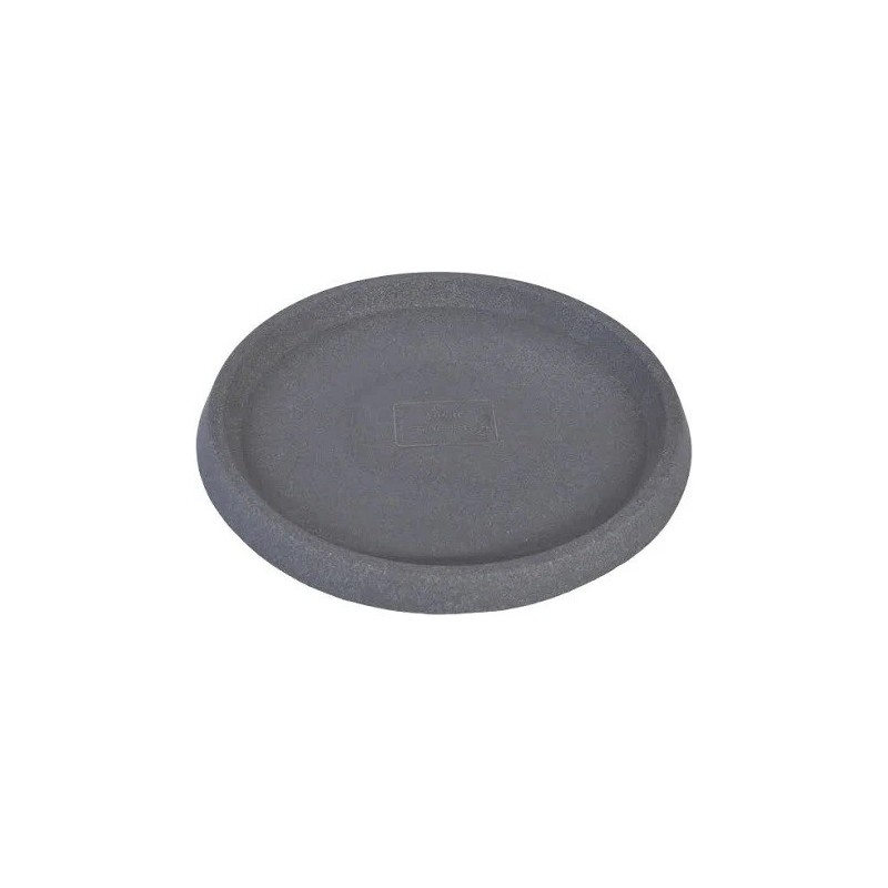 SOTTOVASO CIRCOLARE 20 CM GRIGIO FUMO FINE SERIE