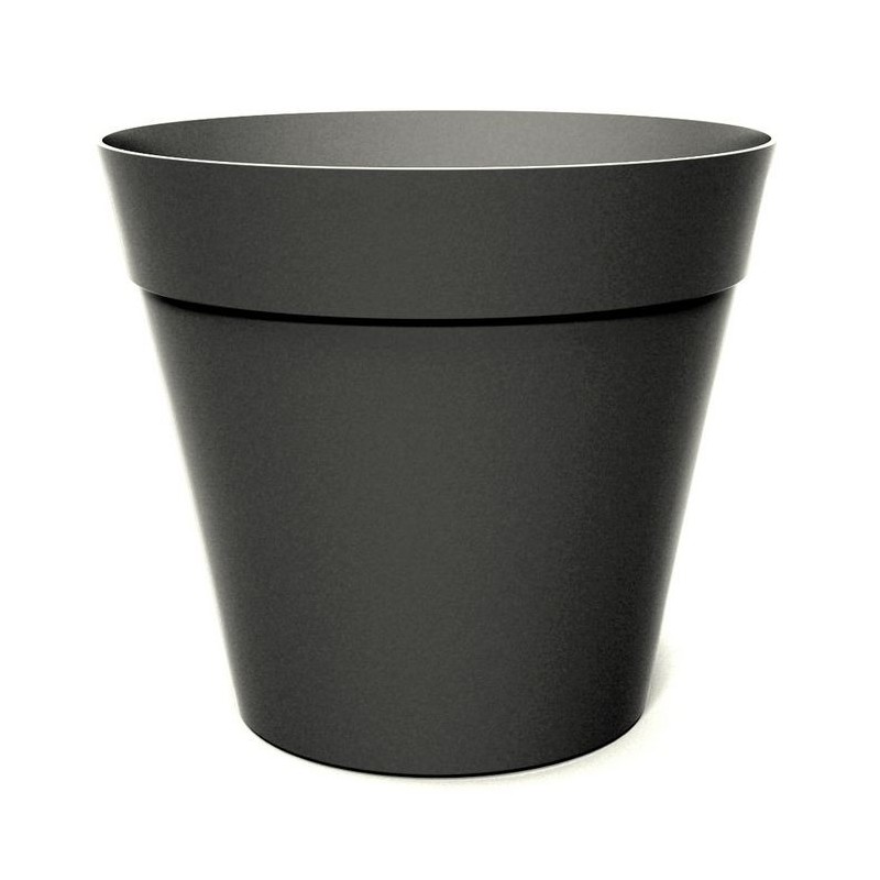 VASO CHICAGO 17 CM GRIGIO FUMO FINE SERIE