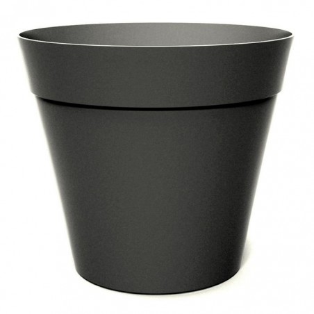 VASO CHICAGO 25 CM GRIGIO SCURO FINE SERIE