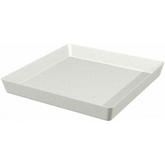 SOTTOVASO DENVER QUADRO 26 CM BIANCO FINE SERIE