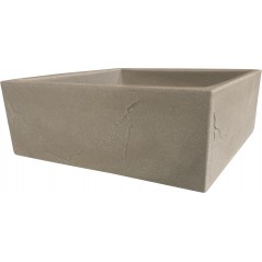 Ardesia Cubo Low Pot
