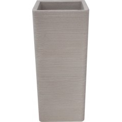 Shabby Tall Square Pot