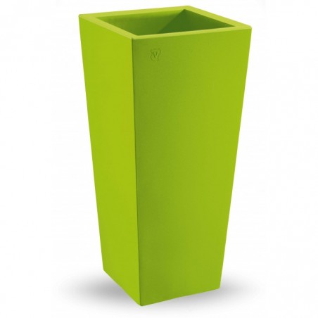 Vaso Genesis Quadro Alto 100 cm Verde Anice Fine Serie