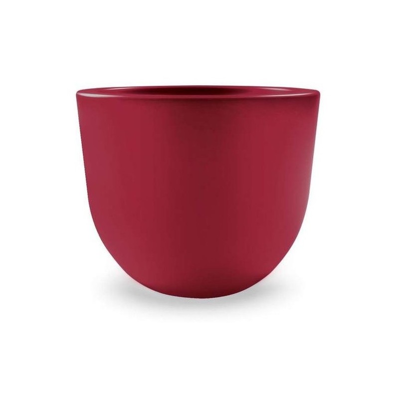 Vaso Eggy 45 cm Rosso Vivo Fine Serie
