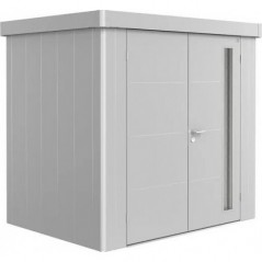 Casetta da Giardino in Metallo NEO 1B Biohort con Porta a Due Battenti