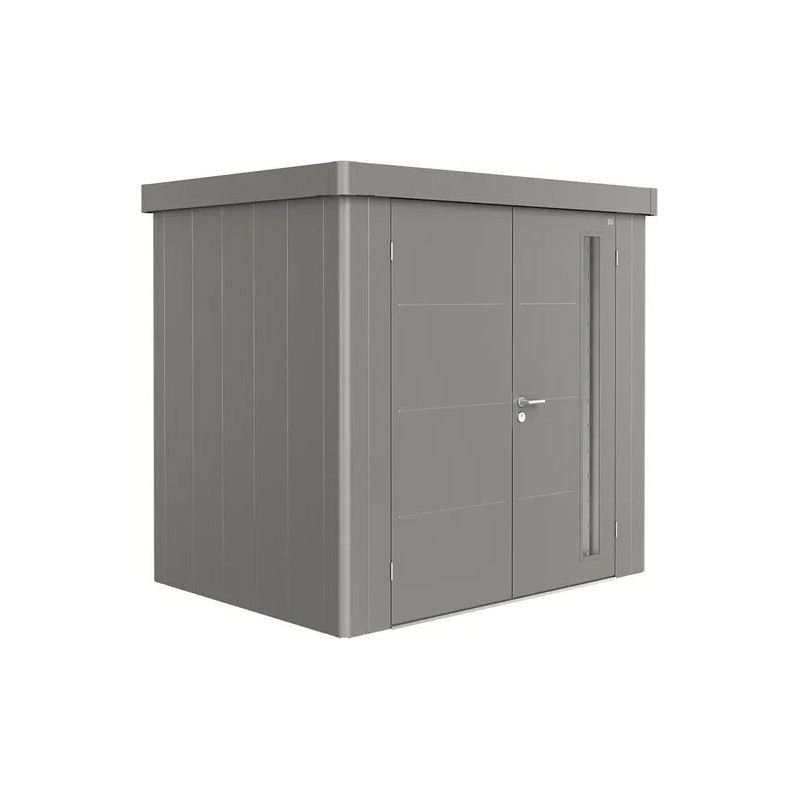 Casetta da Giardino in Metallo NEO 1B Biohort con Porta a Due Battenti