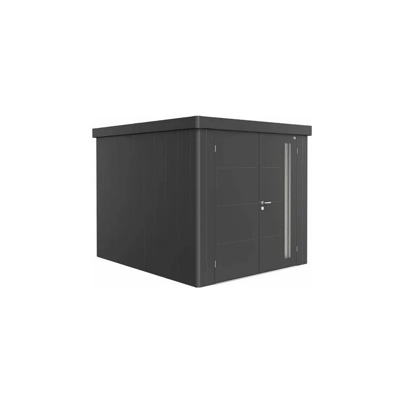 Casetta da Giardino in Metallo NEO 3B Biohort con Porta a Due Battenti