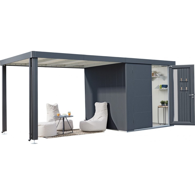 Metal Garden Shed NEO 3C Biohort with Double Door