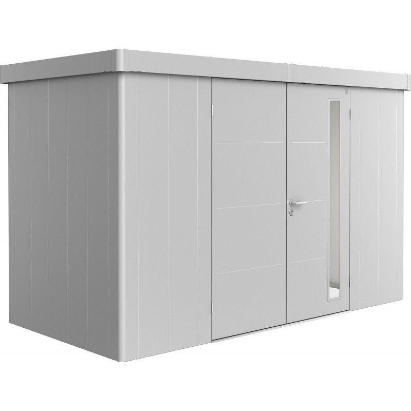 Casetta da Giardino in Metallo NEO 1D Biohort con Porta a Due Battenti