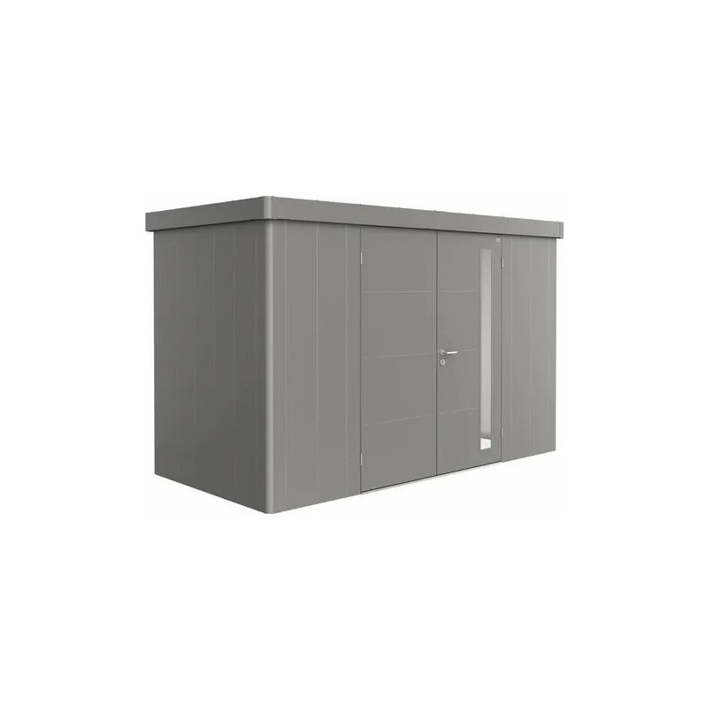 Casetta da Giardino in Metallo NEO 1D Biohort con Porta a Due Battenti