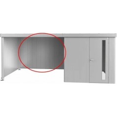 Parete Posteriore per Tettoia Laterale per Casetta in Metallo NEO