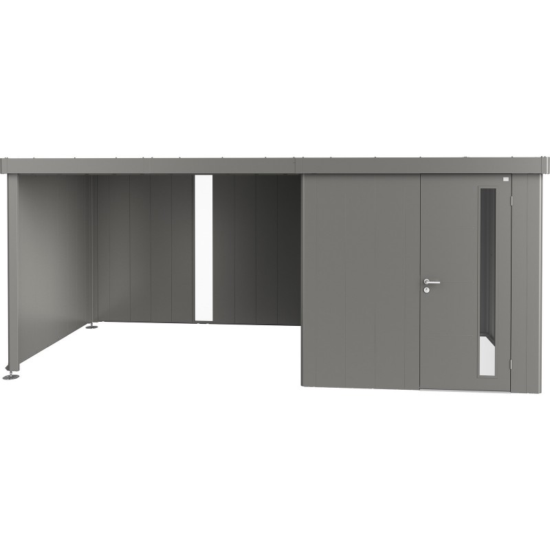 Rear Wall for Side Canopy for Metal Garden Shed NEO Biohort