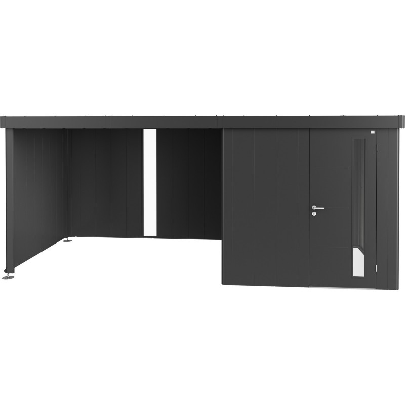 Rear Wall for Side Canopy for Metal Garden Shed NEO Biohort