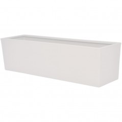 FIORIERA SENIGALLIA RETTANGOLARE 50 CM BIANCO PERLA FINE SERIE