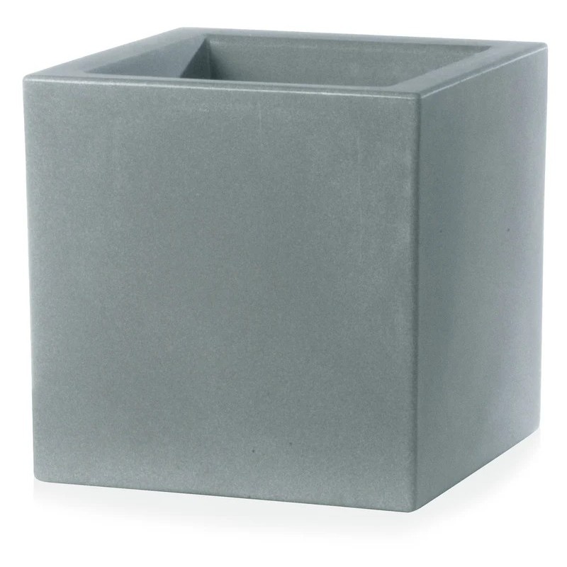 Vaso Schio Cubo 25 cm Beton FINE SERIE Vaso Schio Cubo 25 cm Beton FINE SERIE