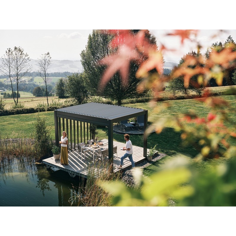 Pergola in Metallo Biohort 3.5x3.5 m